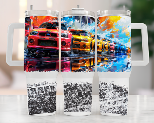40oz Tumbler - Cars