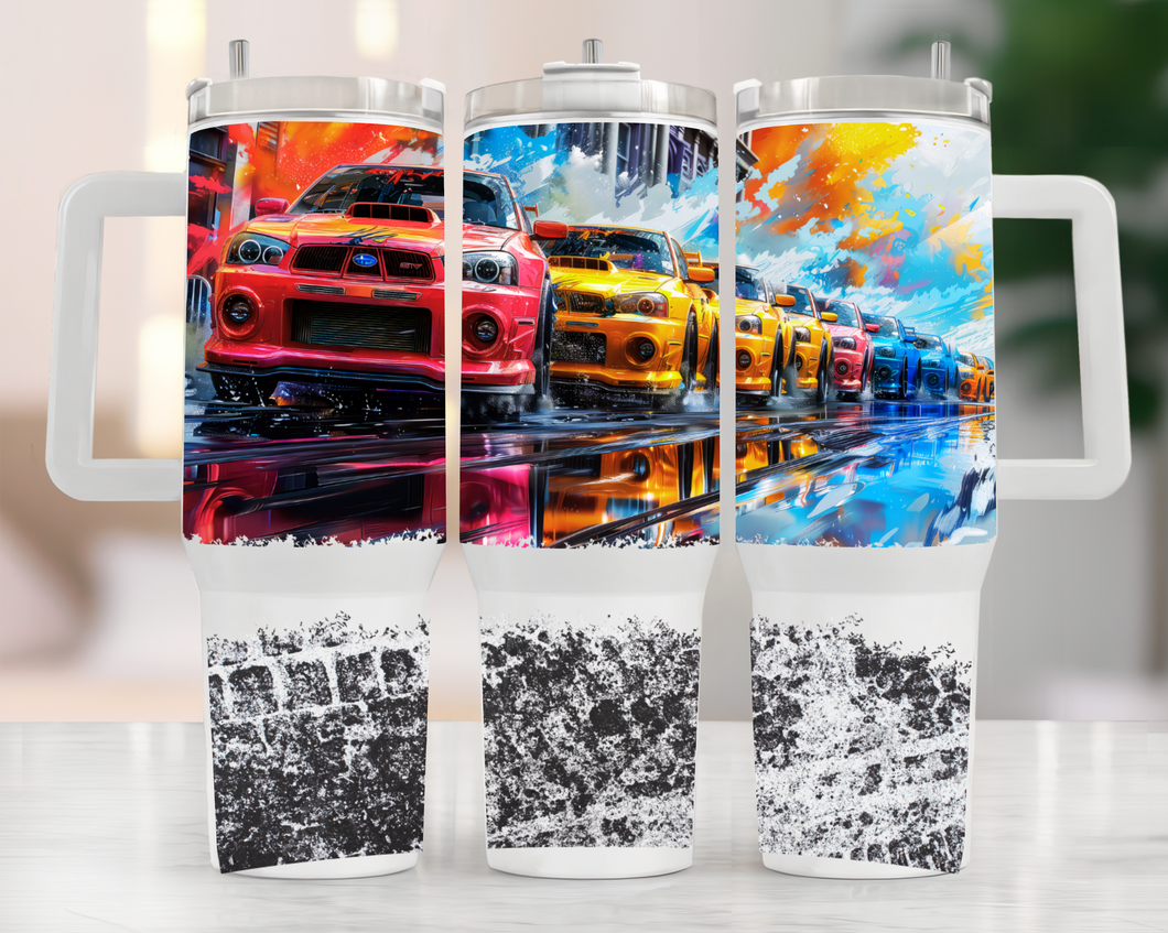 40oz Tumbler - Cars