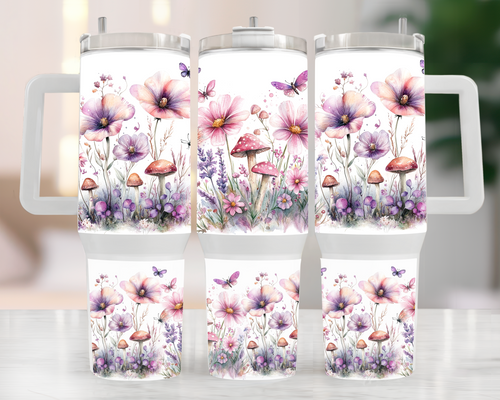 40oz Tumbler - Wildflowers