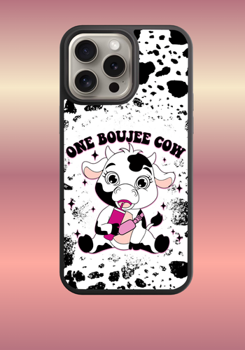Custom phone case - One boujee cow