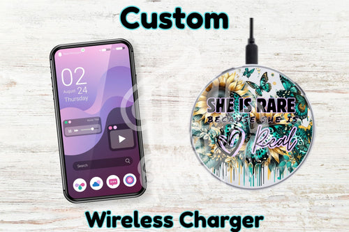 Personalised Custom Wireless Charger - Rare