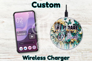 Personalised Custom Wireless Charger - Rare