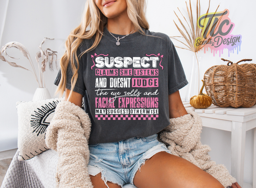 DTF Print Transfer - Suspect Listens
