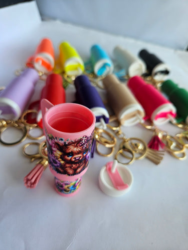 Mini Tumbler Keychain with DIY wrap