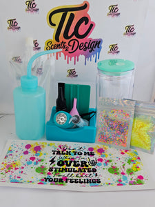 Snow Globe Glitter Tumbler Kit