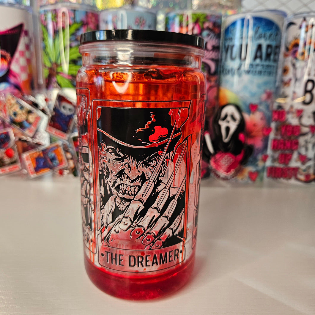 Lava Blood Drip Snowglobe Tumbler 🔪🩸
