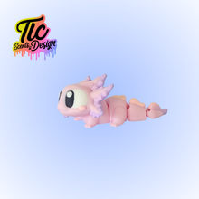 Load image into Gallery viewer, 🌸 Articulated 3D Axolotl – Wiggle, Wobble &amp; Melt Hearts! 🌸