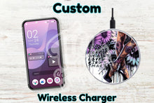 Load image into Gallery viewer, Personalised Custom Wireless Charger -Strong Brave Worthy
