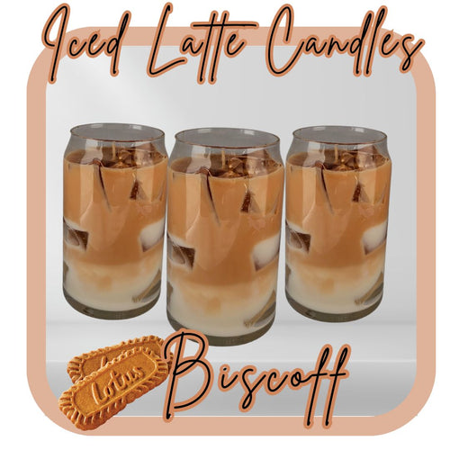 Iced Latte Candle  -  Creamy Biscoff