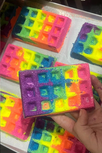 Waffle Bath bombs