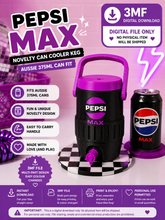 Load image into Gallery viewer, 💗 Pepsi Max Pink Edition Can Cooler Keg – 3MF DIGITAL DOWNLOAD ONLY💗
