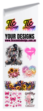 Load image into Gallery viewer, DTF - CUSTOM PRINTED - Gang sheets