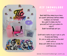 Load image into Gallery viewer, Snow Globe Glitter Tumbler Kit