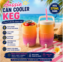 Load image into Gallery viewer, 🍻 Aussie Can Cooler Keg – 375ml