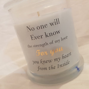 Personalised Candles